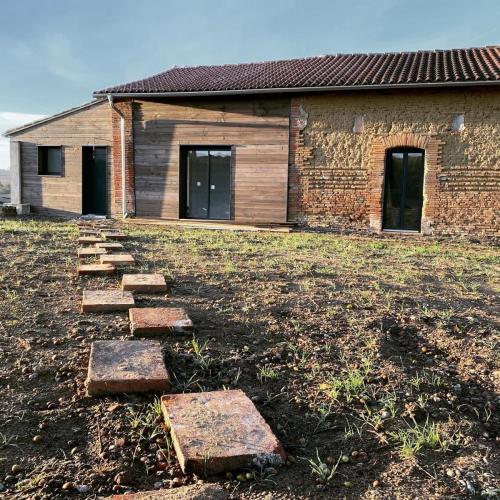 EXTENSION BOIS D'une ancienne Grange du Lauraguais