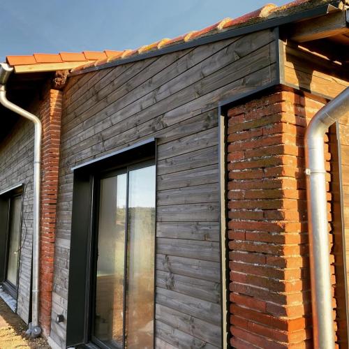 EXTENSION BOIS D'une ancienne Grange du Lauraguais