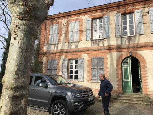 Façade de devant avant travaux de rénovation