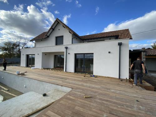 VUE COTE JARDIN APRES TRAVAUX