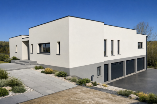 vue-sur-entree-maison-contemporaine